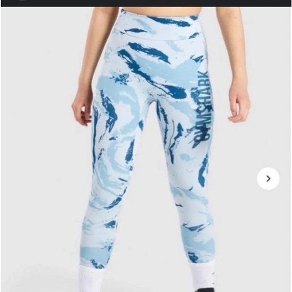 Gymshark Power Blue Leggings - Picture 4 of 4